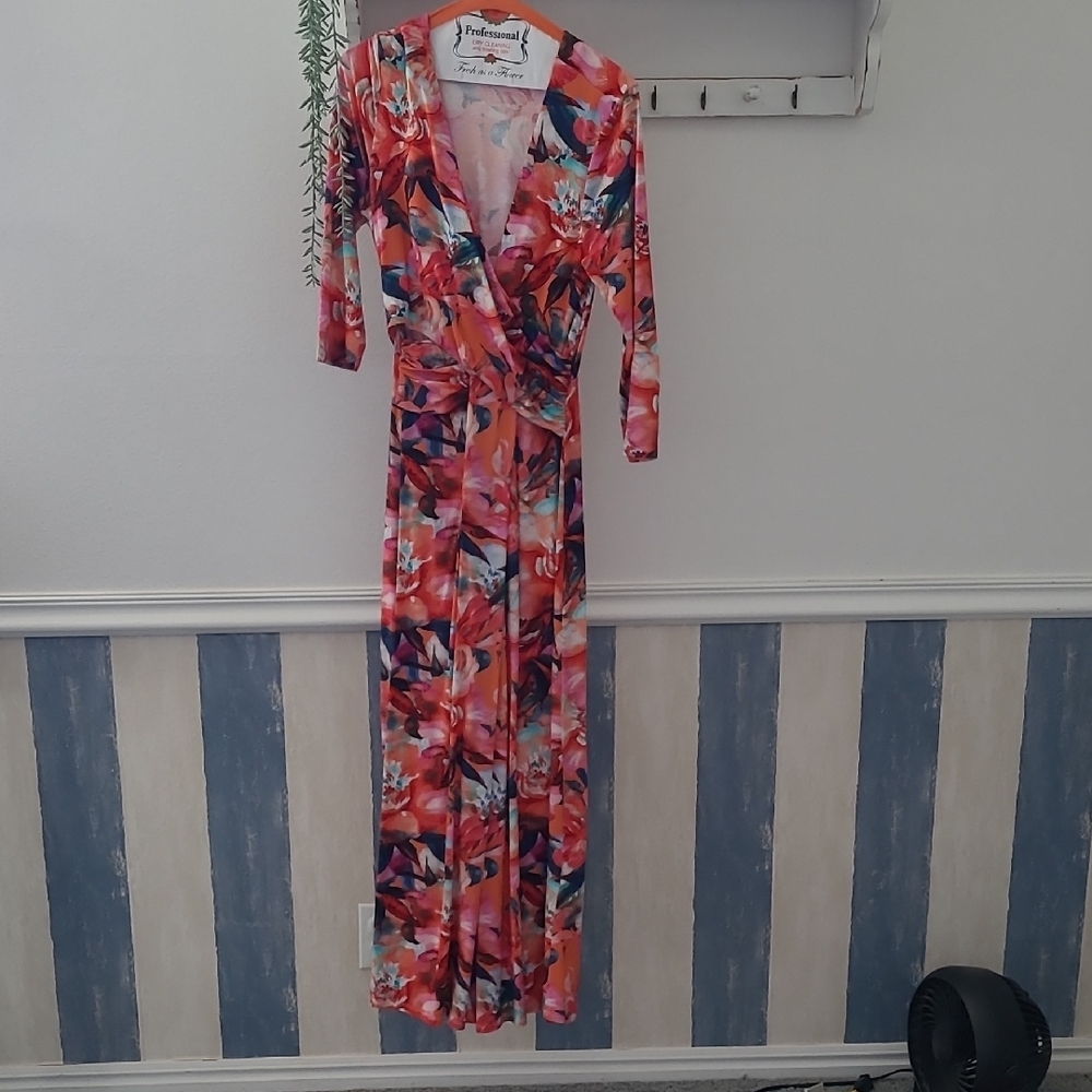 Multicolor Floral Maxi Dress